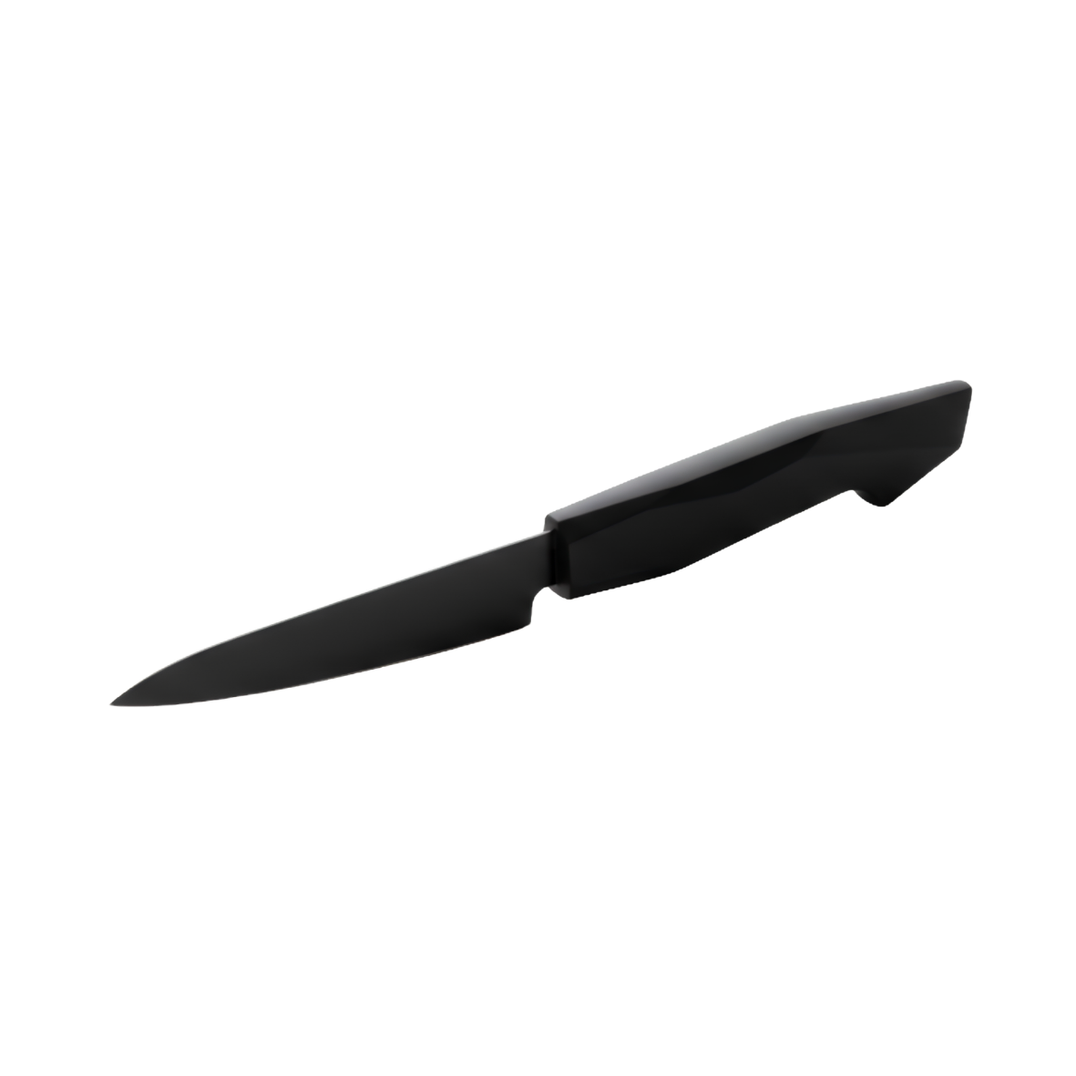 Black stainless Pairing Knife with Black bakelite handle