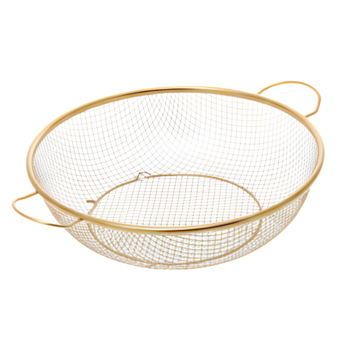 Golden Stainless Round Strainer