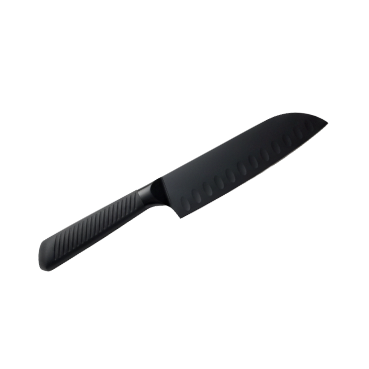 Black stainless steel knife with bakelite black handle