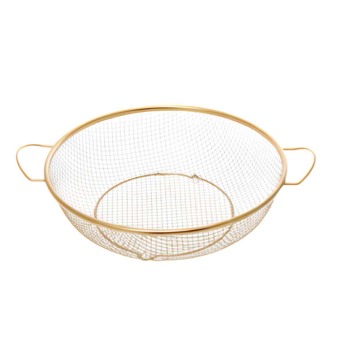 Golden Stainless Round Strainer
