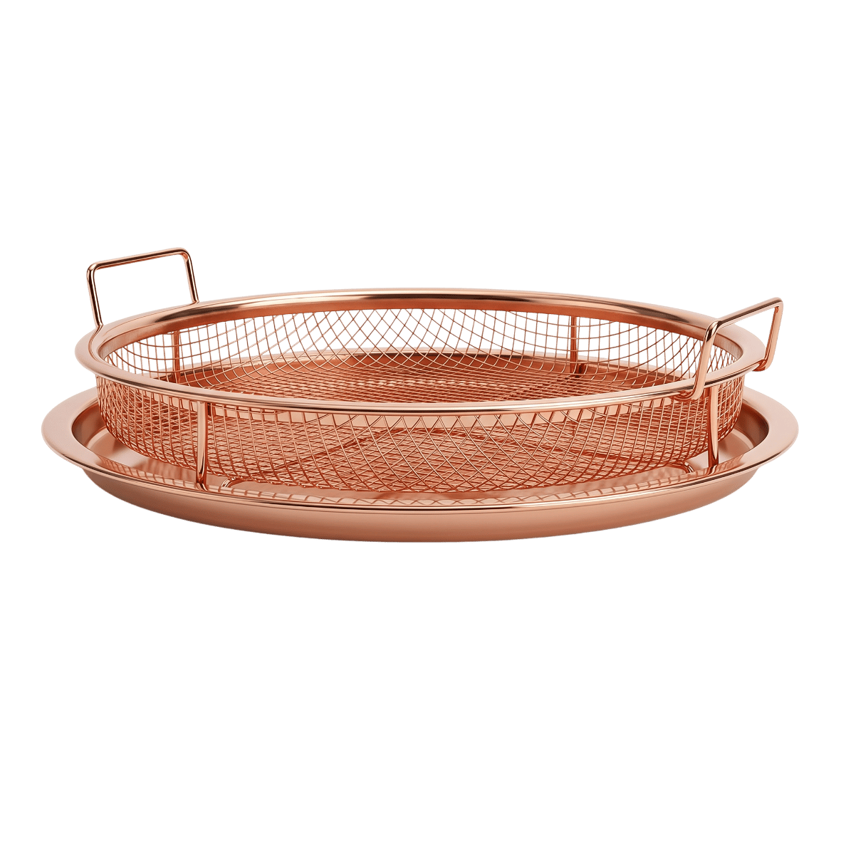 Round Tray with Strainer