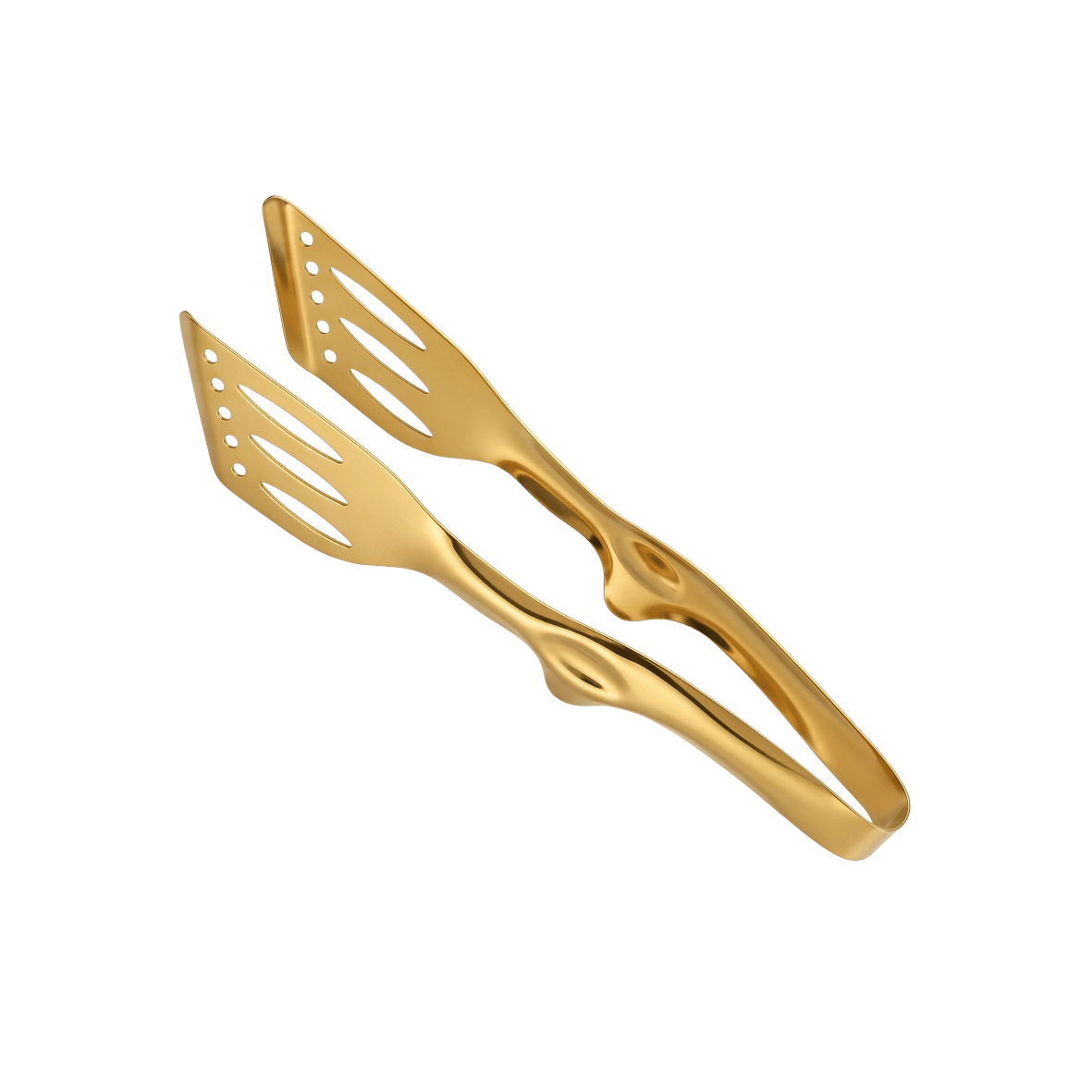 Golden Serving Tongs