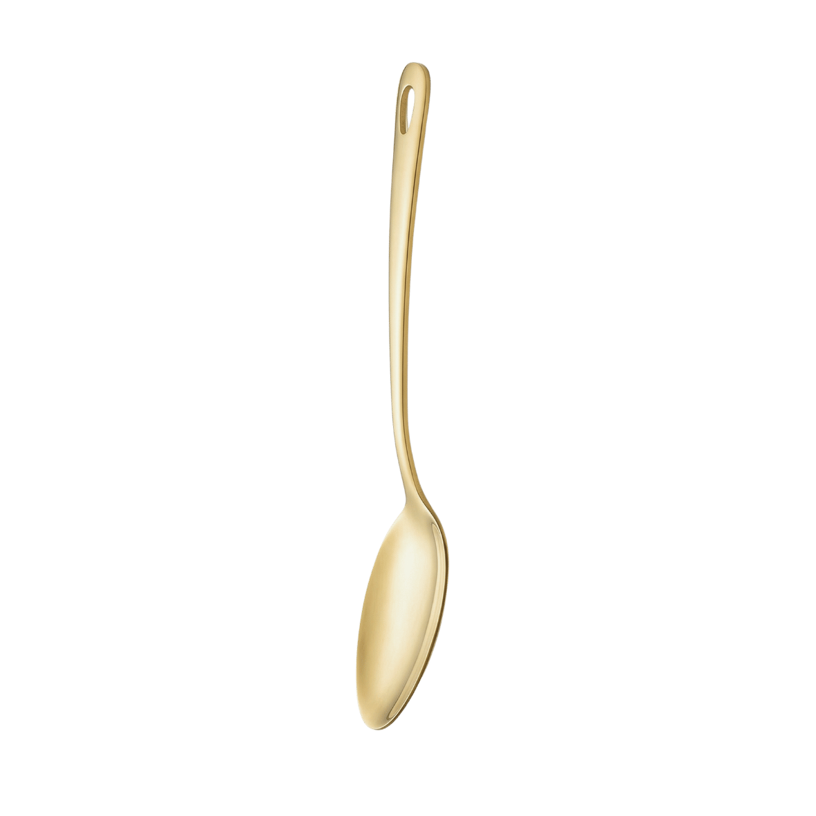 Stainless steel gold serving spoon