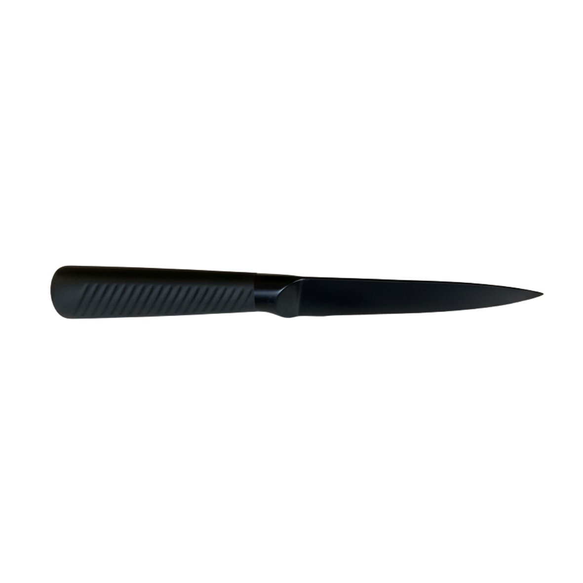 black stainless steel utility knife with bakelite black handle
