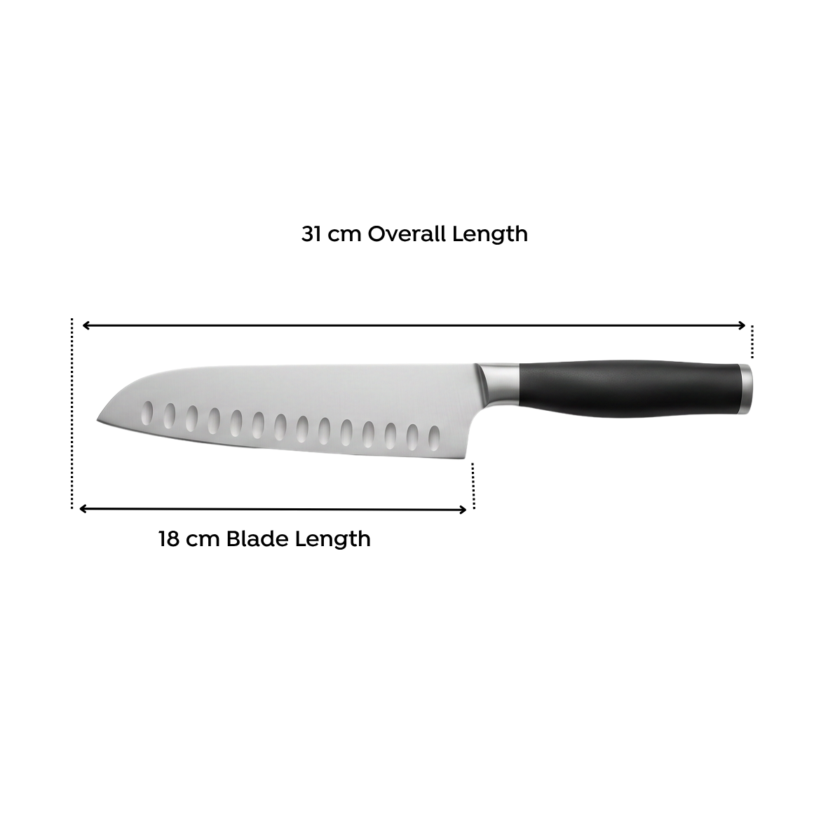 Santoku Wide Blade Knife