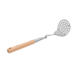 Stainless steel masher with wooden handle 