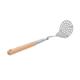 Stainless steel masher with wooden handle 