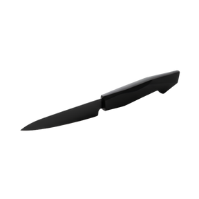 Black stainless Pairing Knife with Black bakelite handle 