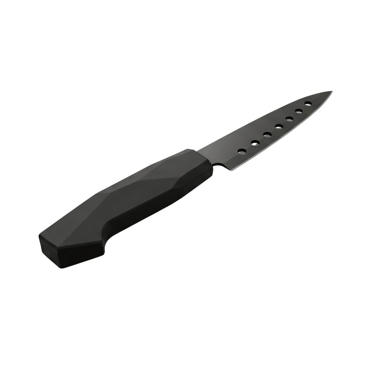 Black stainless cheese knife with black bakelite handle