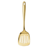 Stainless steel gold slotted spatula 