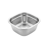 Stainless Steel silver square strainer 