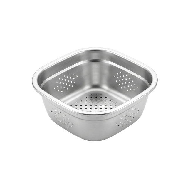 Stainless Steel silver square strainer 