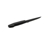 black stainless steel utility knife with black bakelite handle 