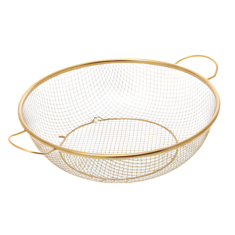 Golden Stainless Round Strainer