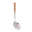 Stainless Steel skimmer with wooden handle