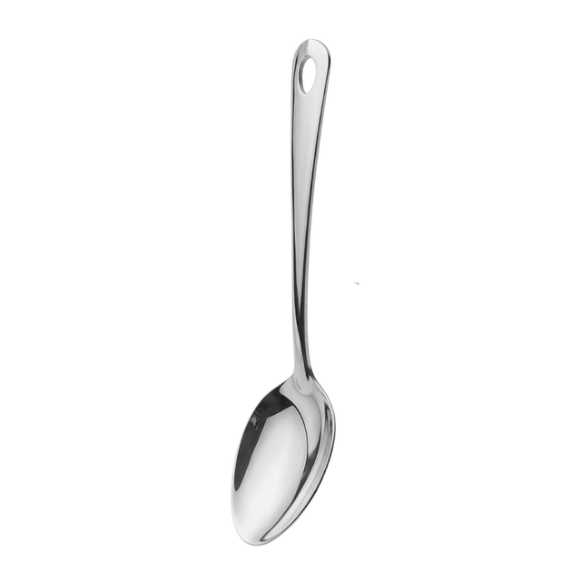 Stainless steel silver serving spoon 