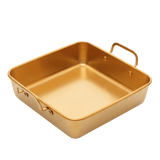 Golden Serving Tray