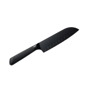 Black stainless steel knife with bakelite black handle 