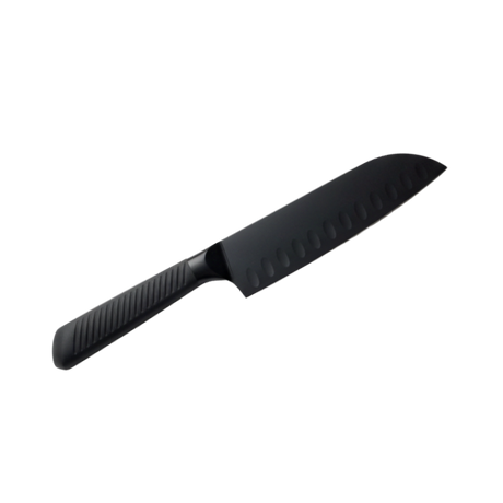 Black stainless steel knife with bakelite black handle 