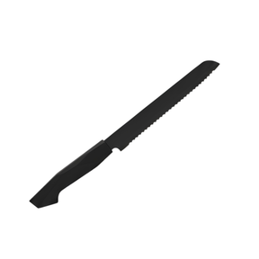 Black Stainless bread knife with bakelite handle 