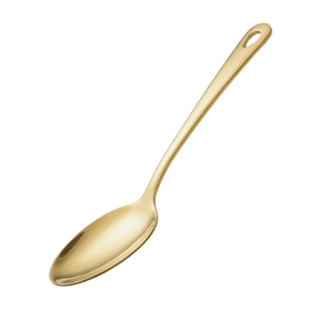 Stainless steel gold serving spoon
