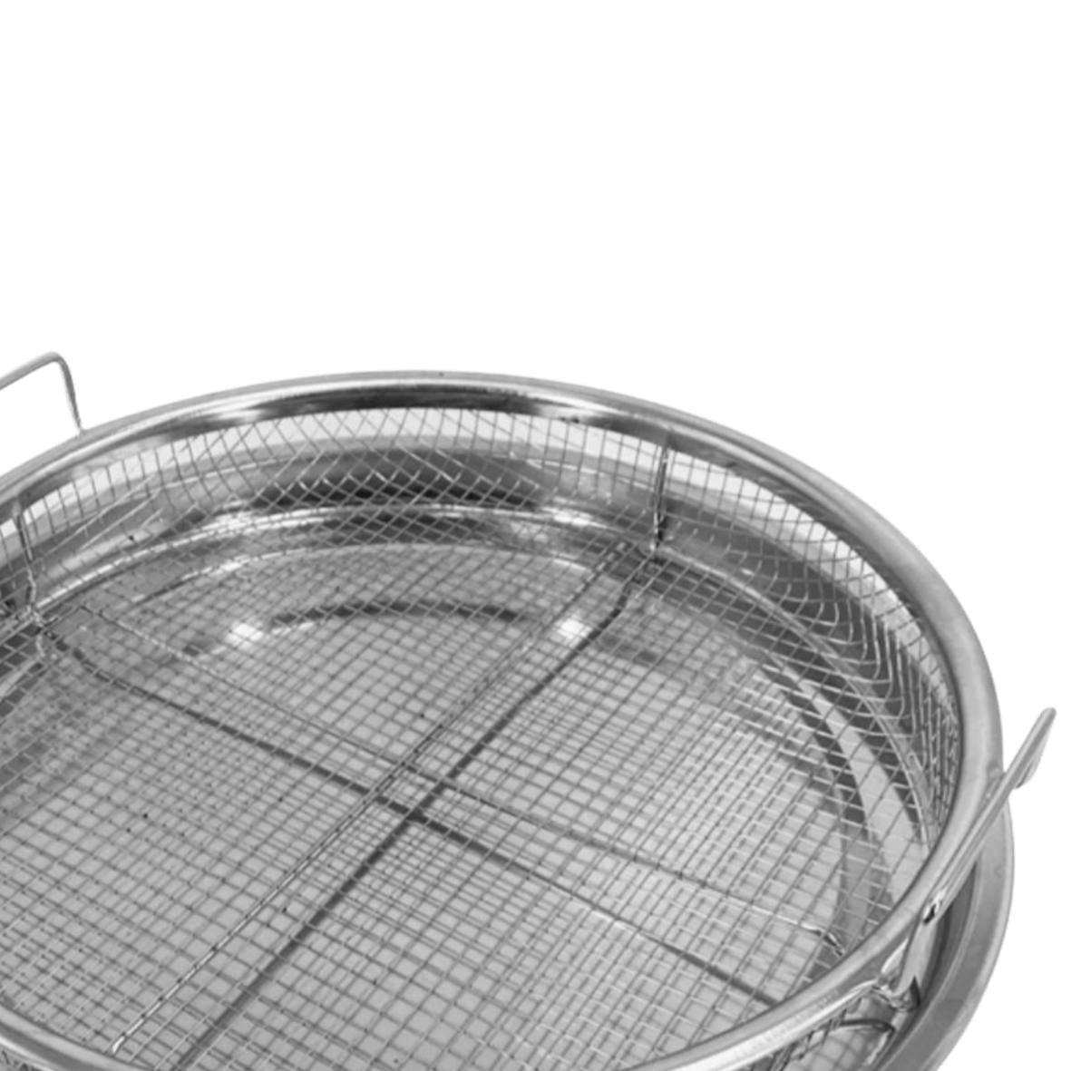Round Tray with Strainer