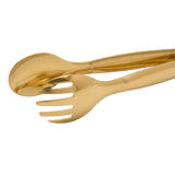 Golden Salad Tongs