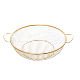 Golden Stainless Round Strainer