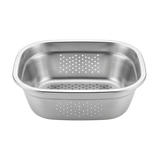 Stainless Steel silver square strainer 