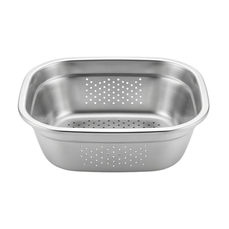 Stainless Steel silver square strainer 