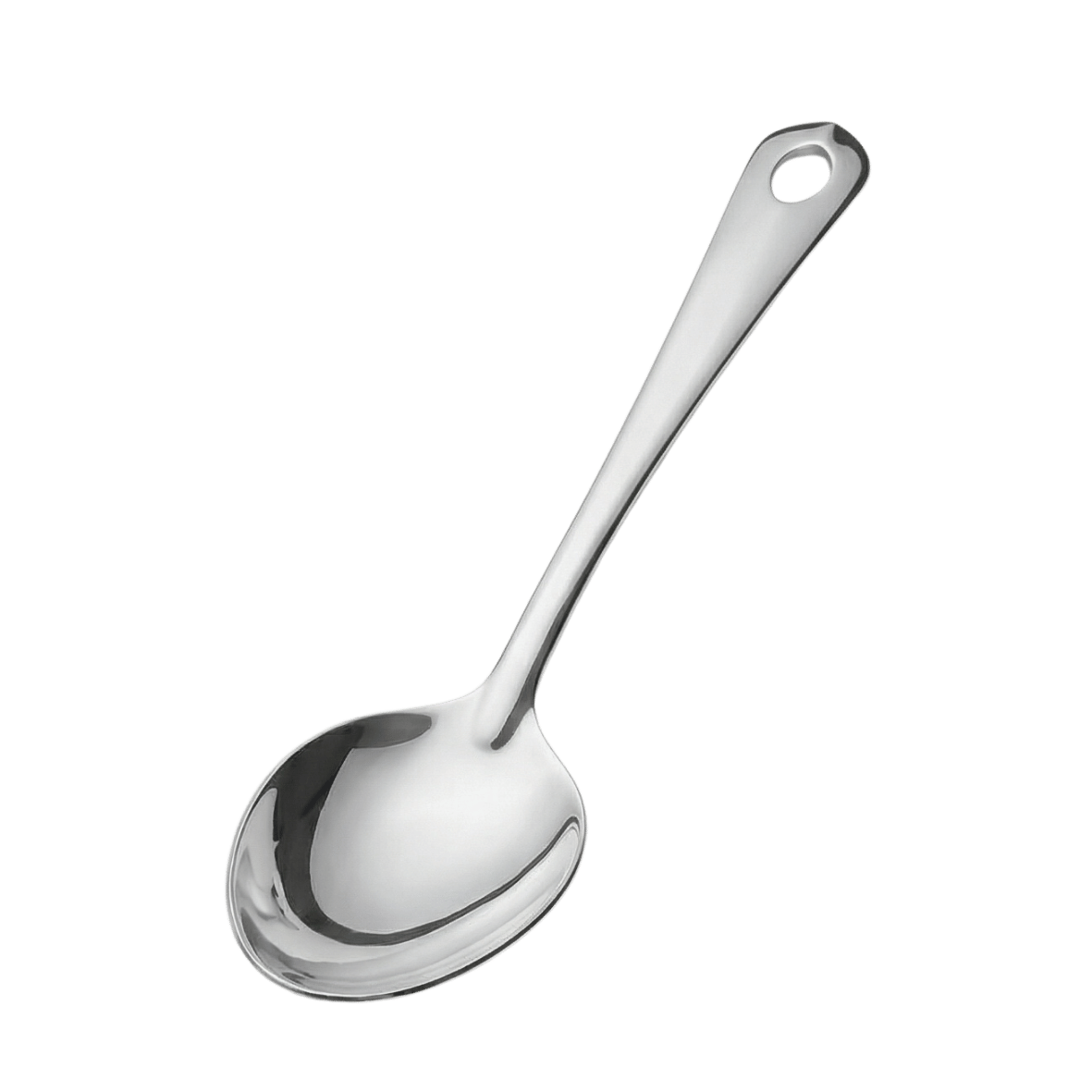 Stainless steel silver serving spoon 