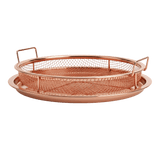Round Tray with Strainer