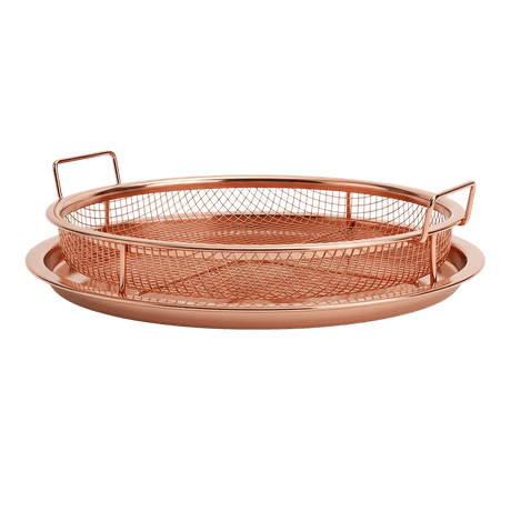 Round Tray with Strainer