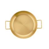 Golden Deep Serving Bowl