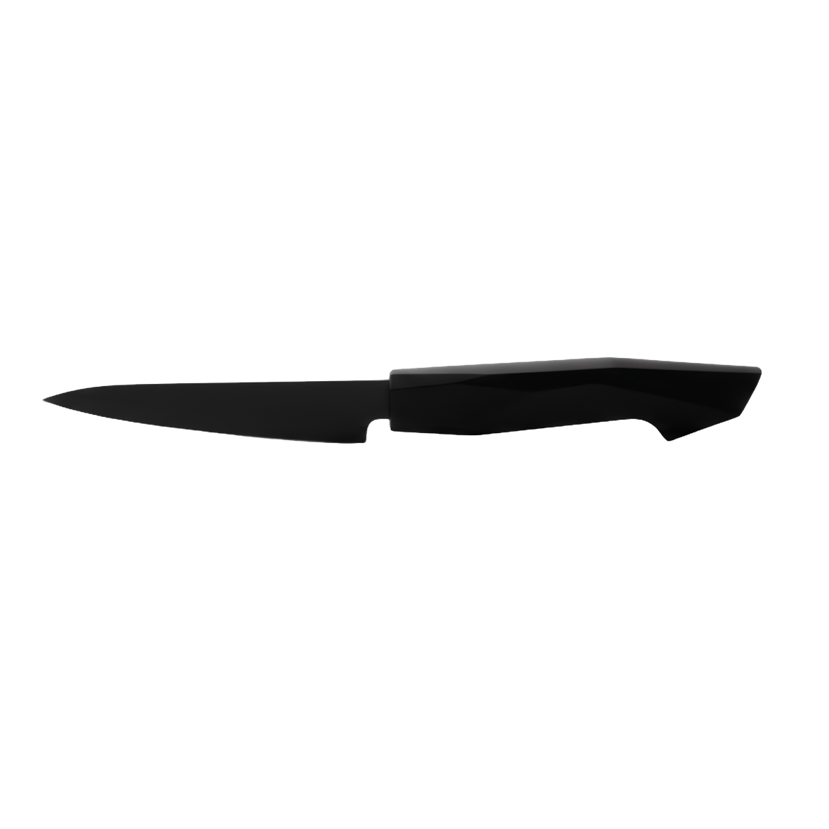 Black stainless Pairing Knife with Black bakelite handle 