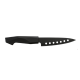 Black stainless cheese knife with black bakelite handle