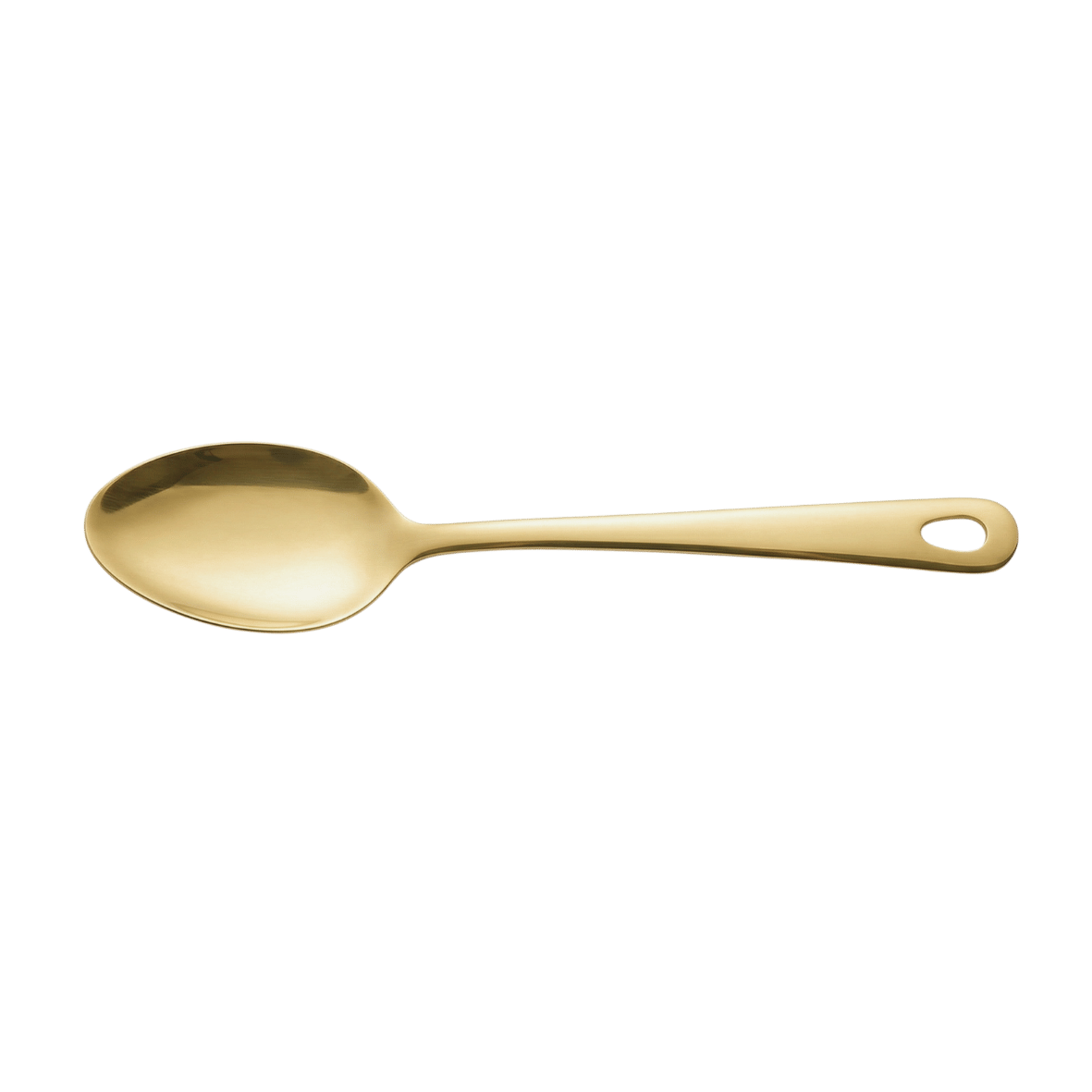 Stainless steel gold serving spoon