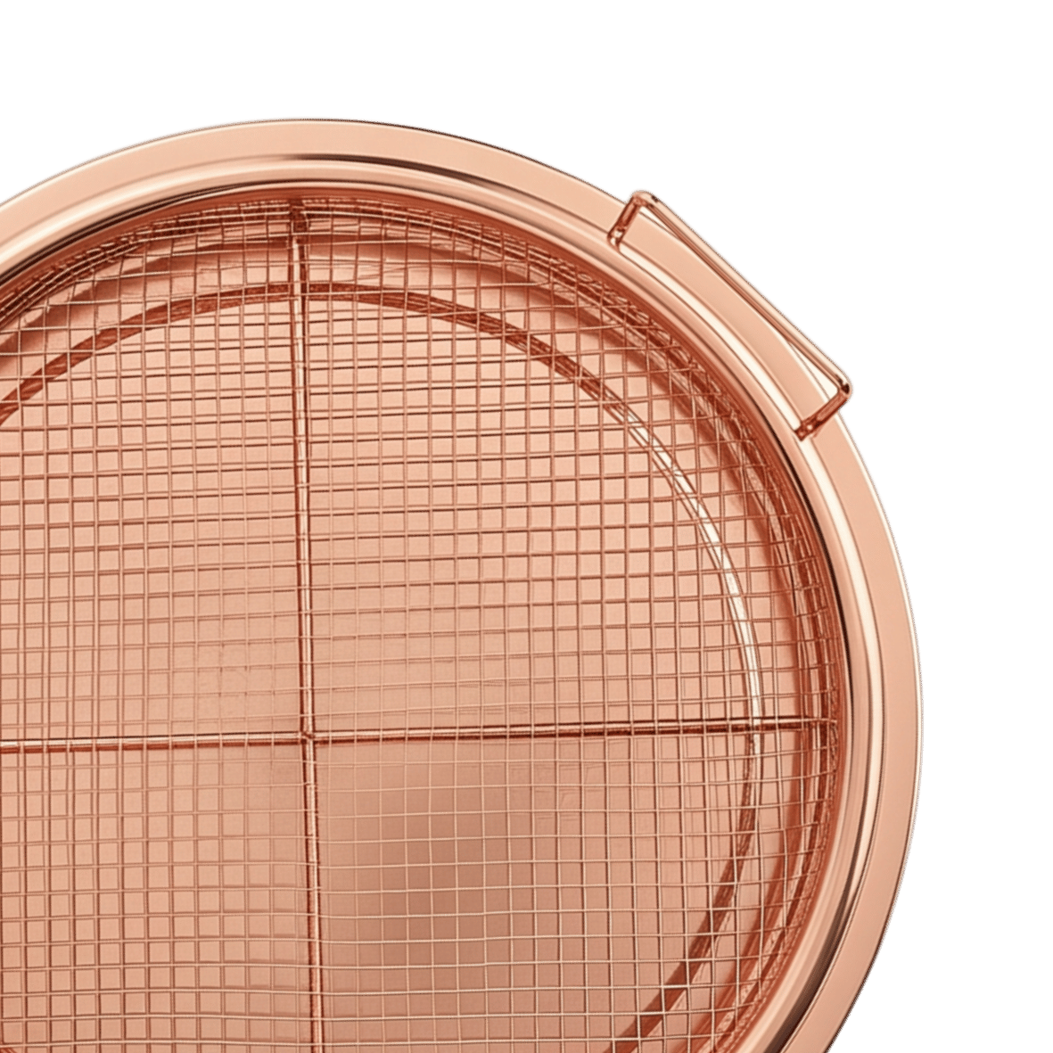 Round Tray with Strainer
