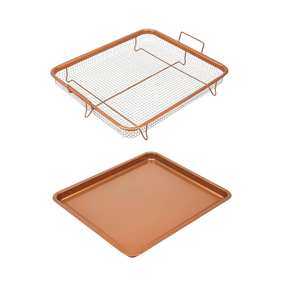 Bronze Stainless Steel baking tray, strainer with tray 