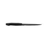 black stainless steel utility knife with black bakelite handle 