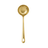 Stainless steel golden serving ladle