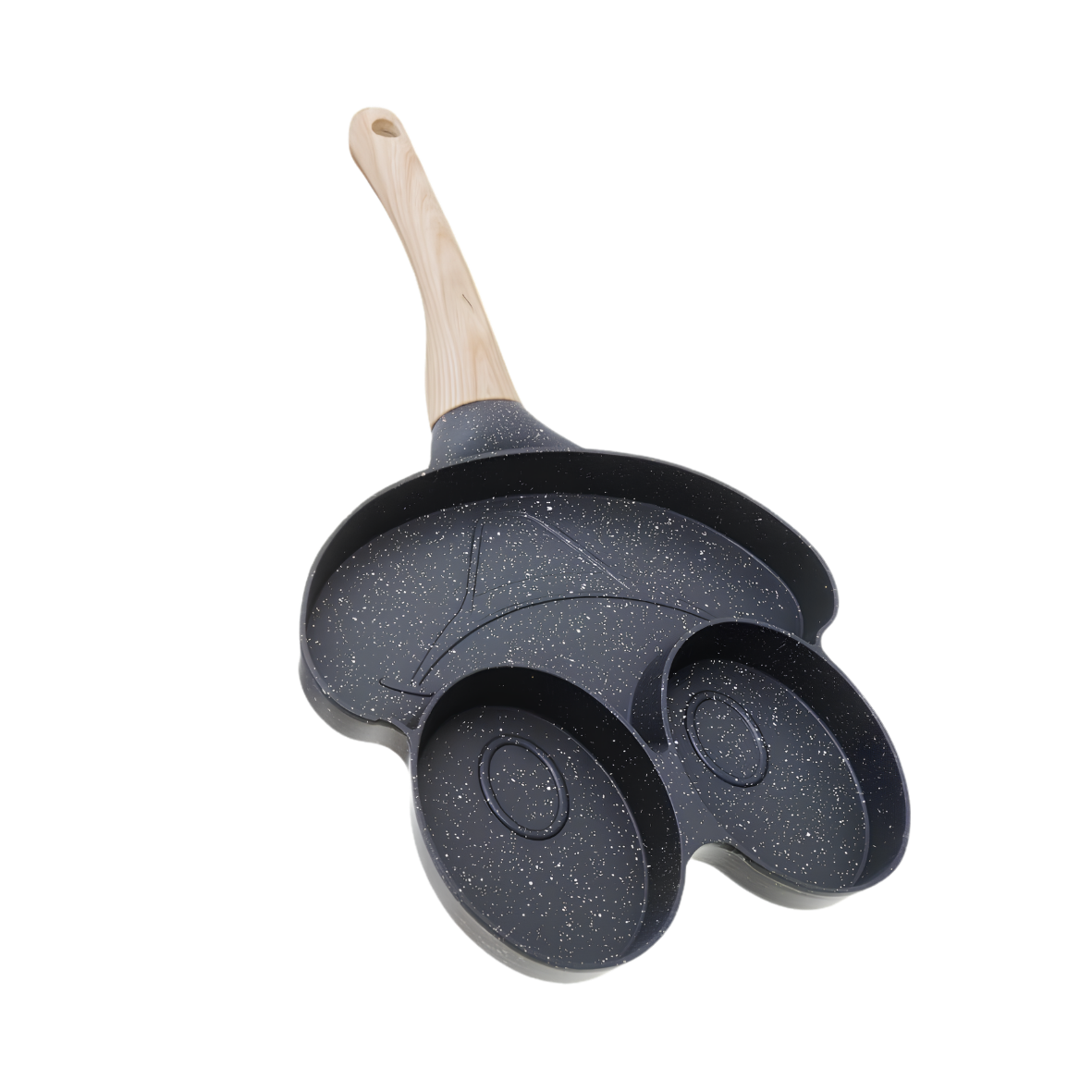 3-Section Smiley Face Pan