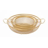Golden Stainless Round Strainer