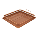 Bronze Stainless Steel baking tray, strainer with tray 