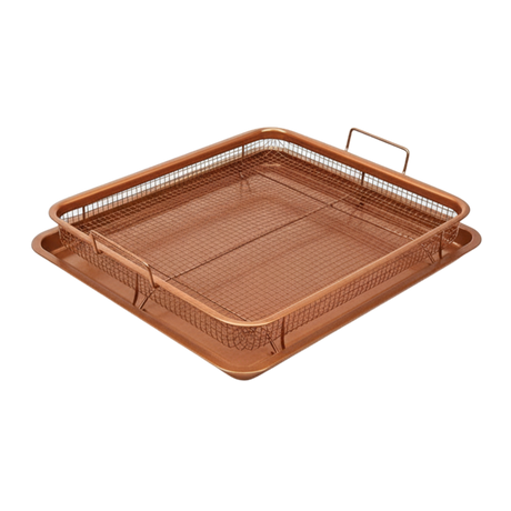 Bronze Stainless Steel baking tray, strainer with tray 