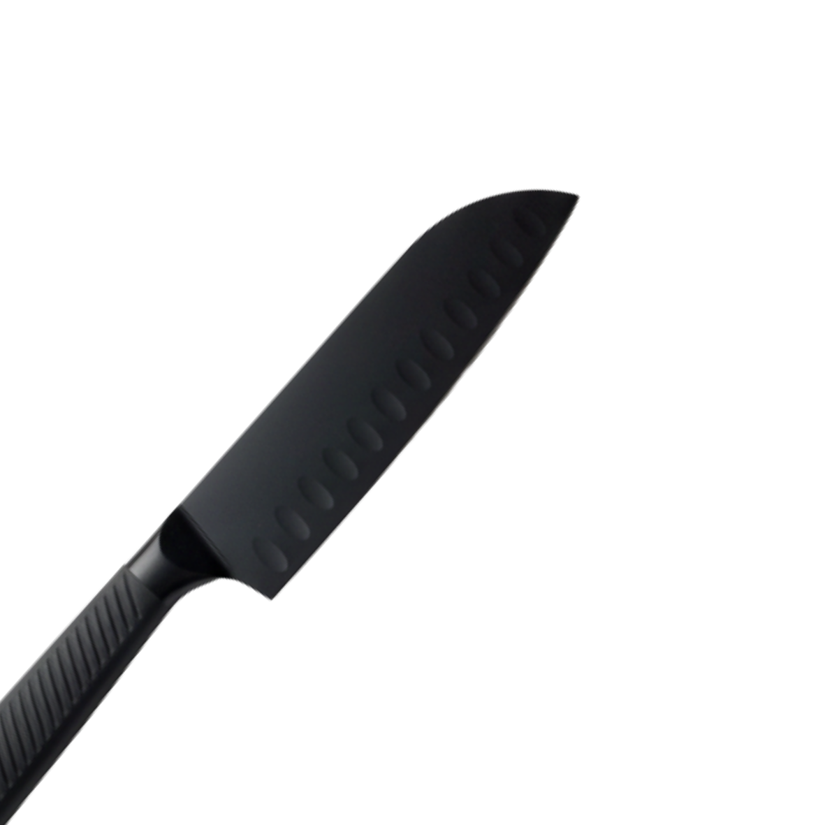 Black stainless steel knife with bakelite black handle 