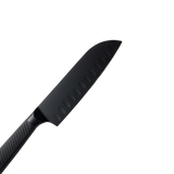 Black stainless steel knife with bakelite black handle 