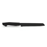 Black Stainless bread knife with bakelite handle 