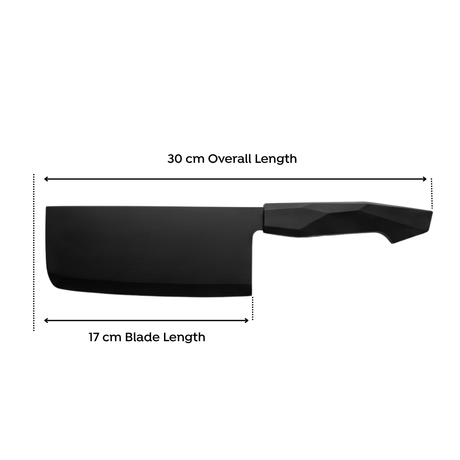 Black Stainless Cleaver Knife