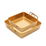 Golden Serving Tray
